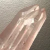 Cuarzo rosa natural "Twin Crystal"