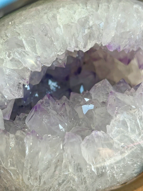 Large “Smile” Natural Quartz Geode