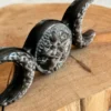 Obsidiana plateada natural Triple Moon