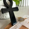 Natural obsidian ankh 🖤 protection