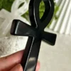 Natural obsidian ankh 🖤 protection