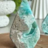 Torre de Aragonite azul natural