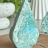 Torre de Aragonite azul natural