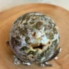 Natural Ocean Jasper Sphere – Fish Egg Pattern