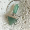 Natural green aventurine pendulum 💚 double-ended