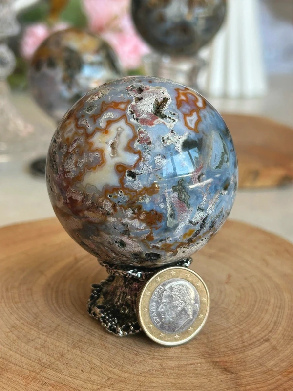 Ocean Jasper Natural Sphere