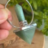 Natural green aventurine pendulum 💚 double-ended