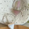 Péndulo de cuarzo blanco natural 🤍 doble punta