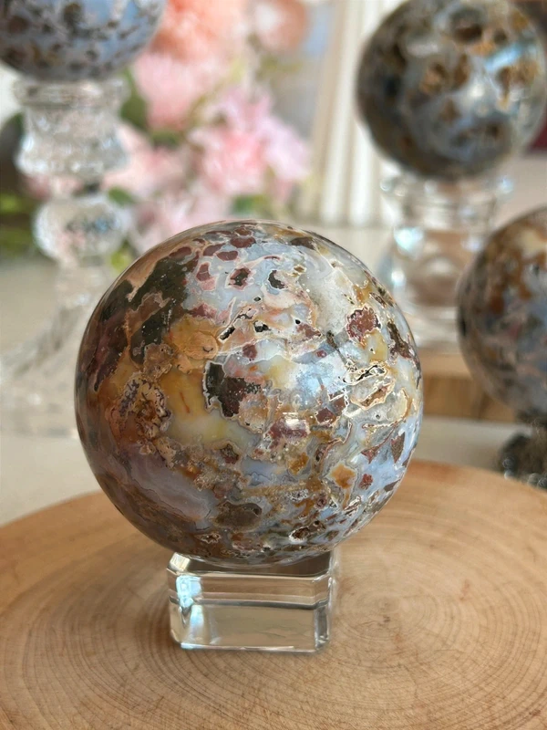 esfera "sunset ocean" 🌅 Ocean Jasper natural