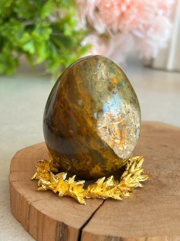 Huevo Ocean Jasper natural