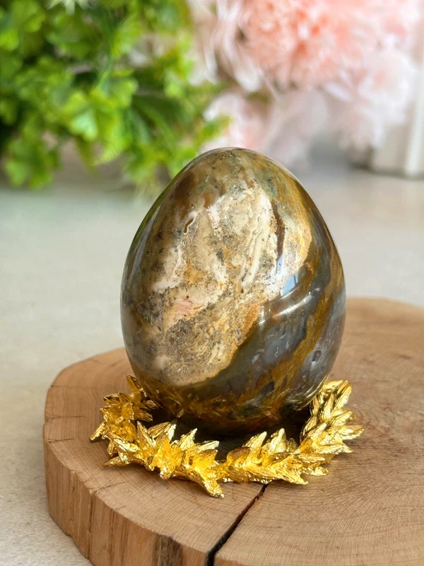 Huevo Ocean Jasper natural