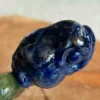 Owl on a branch • Natural blue sodalite