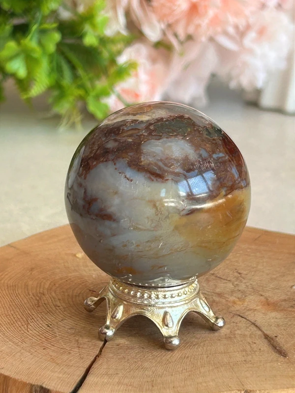 Esfera de Ocean Jasper natural