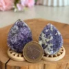 Natural amethyst egg