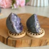 Natural amethyst egg