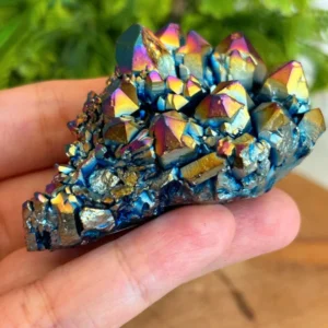 Drusa de cristal arcoíris