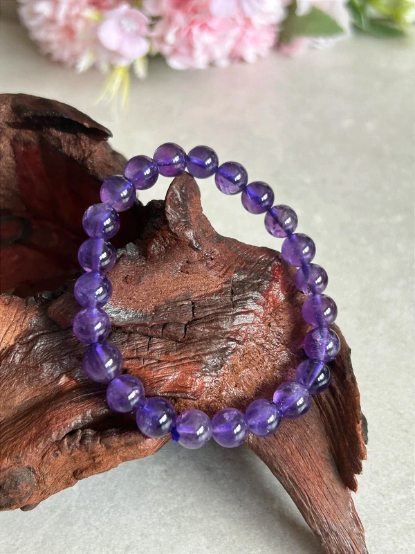 Pulsera de amatista natural