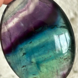 Fluorita Natural • Piedra de Mano • Cristal