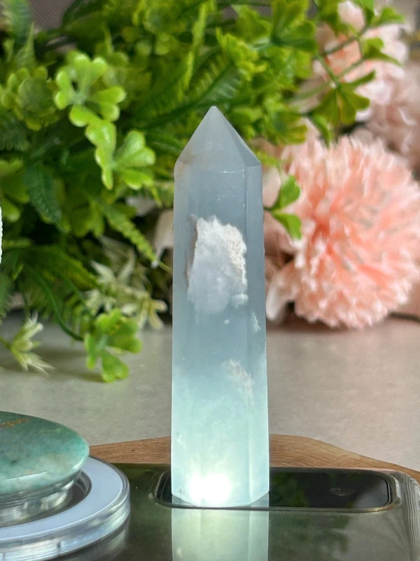 Natural Angel Tower · Ice Blue