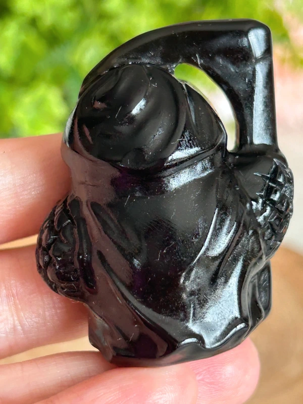 Guardian Owl · Natural Obsidian