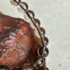 Pulsera de cuarzo ahumado natural cristal