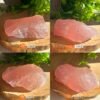 Cuarzo rosa natural en bruto • cuarzo rosa gemmy natural • Mineral crudo • cristal decorativo