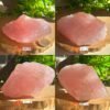 Cuarzo rosa natural en bruto • cuarzo rosa gemmy natural • Mineral crudo • cristal decorativo