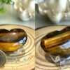 Natural Tiger's Eye · Golden Cat's Eye Reflection · Crystal for Protection, Decoration, and Collecting
