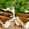 Natural Tiger's Eye · Golden Cat's Eye Reflection · Crystal for Protection, Decoration, and Collecting