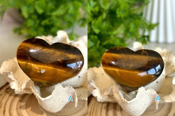 Natural Tiger's Eye · Golden Cat's Eye Reflection · Crystal for Protection, Decoration, and Collecting