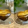 Natural Tiger's Eye · Golden Cat's Eye Reflection · Crystal for Protection, Decoration, and Collecting
