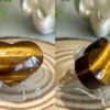 Natural Tiger's Eye · Golden Cat's Eye Reflection · Crystal for Protection, Decoration, and Collecting