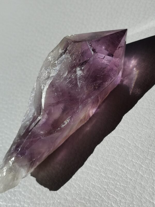 Natural amethyst wand • meditation crystal