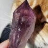 Natural amethyst wand • meditation crystal