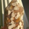Natural flower agate • crystal tower