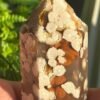 Natural flower agate • crystal tower