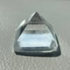 Clear quartz/obsidian pyramids. • Set for energy disposition