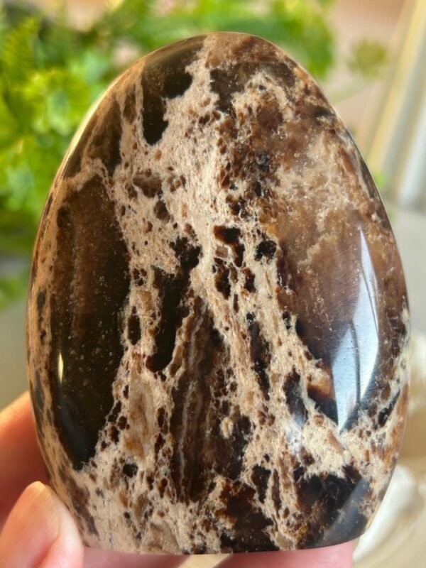 Decorative natural brown opal