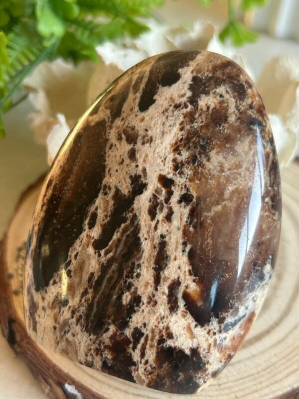Decorative natural brown opal