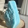 Blue Aragonite Tower, Aragonite Obelisk Point Crystal Tower, Natural Blue Aragonite Calcite Tower with Geode · Decorative Crystal