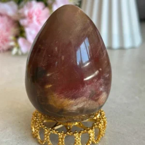 1779805477.webp Golden Fiber Fossil Egg natural - huevo fosil con fibras doradas