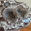 Corazon de Money Agate natural - con geodas
