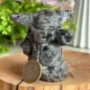 Figura de Sabio Anciano tallada en piedra de fuego natural