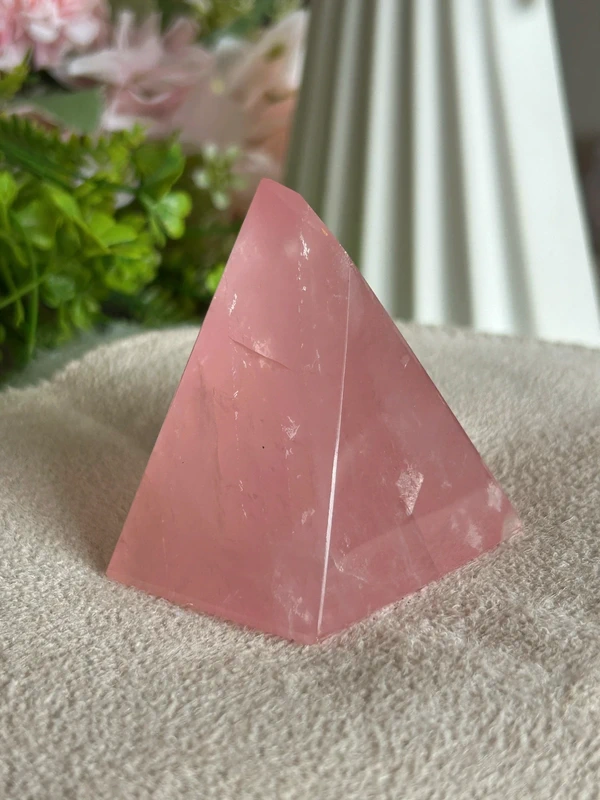 Bloque de cuarzo rosa natural - Madagascar 169g