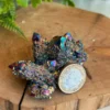 Drusa de cristal arcoiris - destellos multicolor