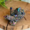 Drusa de cristal arcoiris - destellos multicolor