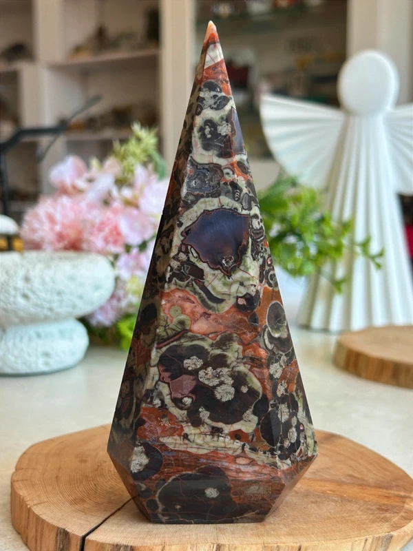 Piramide energetica de Money Agate natural