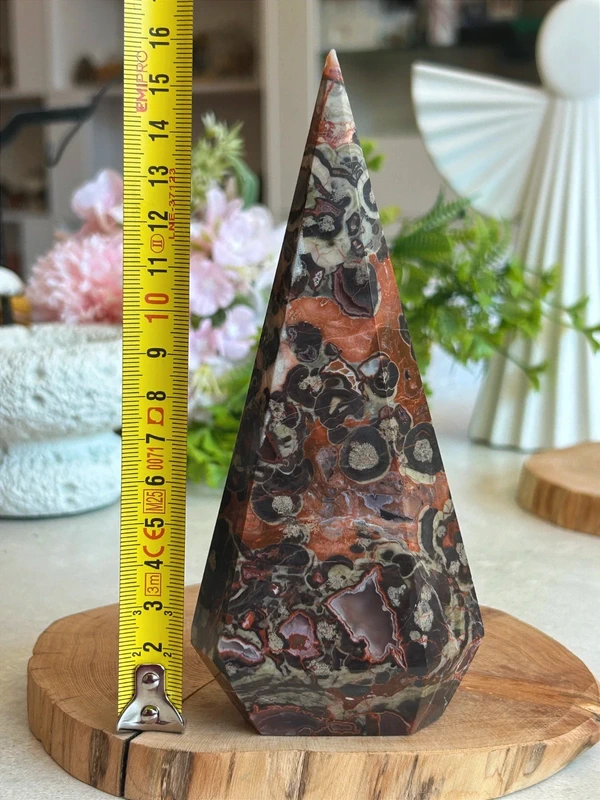 Piramide energetica de Money Agate natural