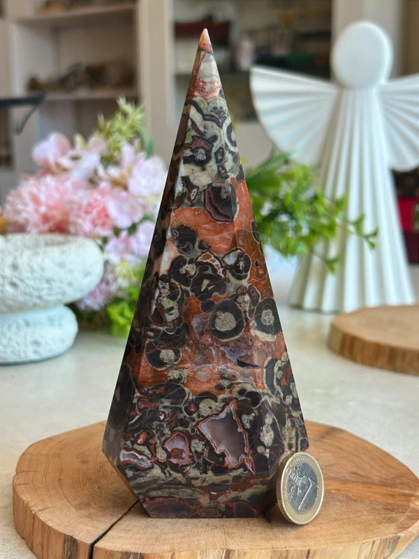 Piramide energetica de Money Agate natural