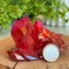 Cuarzo aura rojo en drusa completa